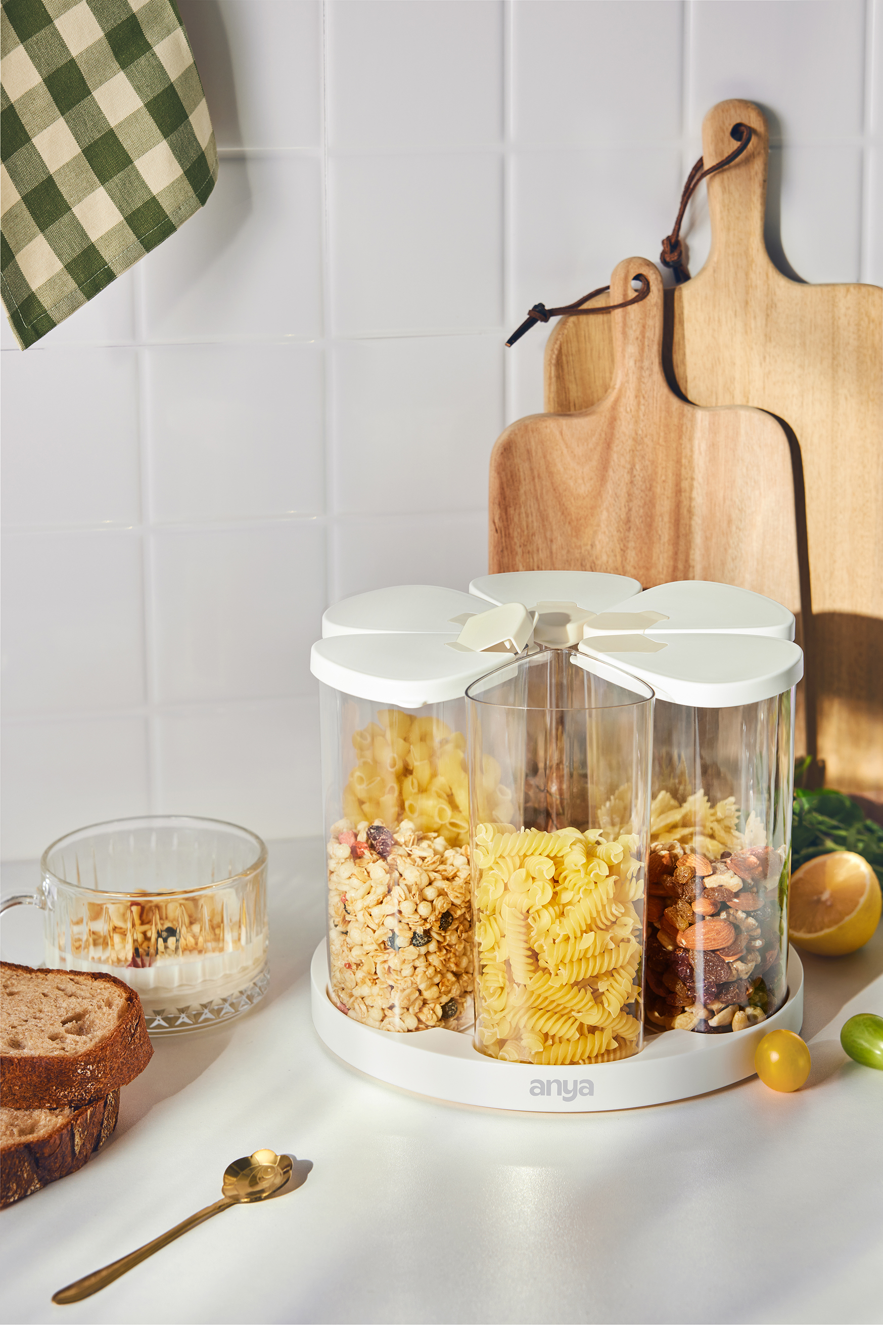 Rotating Grain Container Set